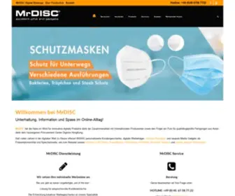 Mrdisc.ch(USB Sticks & mehr bedrucken) Screenshot