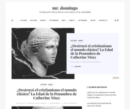 Mrdomingo.com(Blog música) Screenshot