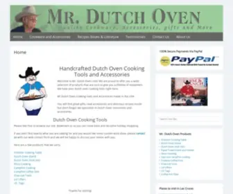 Mrdutchoven.com(Dutch Oven Cooking Tools and Accessories) Screenshot