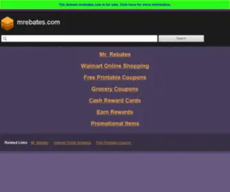 Mrebates.com(Mrebates) Screenshot