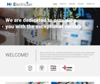 Mrelectrician.org.uk(Professional and reliable Electrical Services) Screenshot