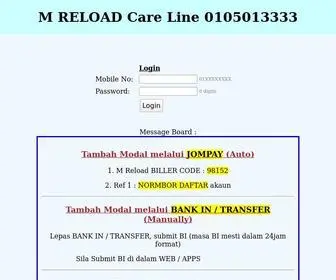 Mreload.com(SMS Reload System) Screenshot