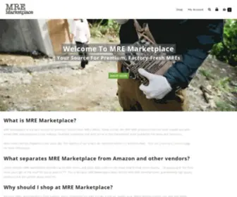 Mremarketplace.com(Buy Premium MREs (Meals) Screenshot
