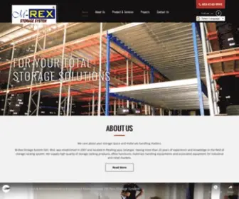 Mrex.com.my(Racking System & Material Handling Equipment Manufacturer) Screenshot