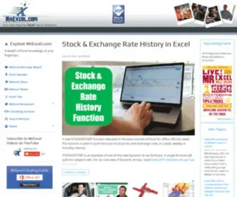 Mrexcel.com(Excel Tips & Solutions SinceMrExcel Publishing) Screenshot