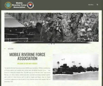 Mrfa.org(The Mobile Riverine Force Association) Screenshot