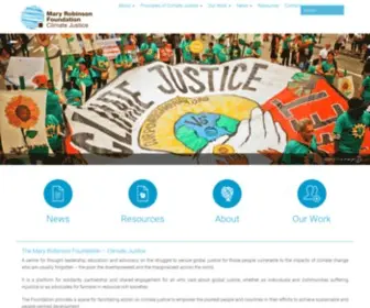 MRFCJ.org(News Resources About Our Work The Mary Robinson Foundation) Screenshot