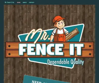 Mrfenceitnc.com(Mrfenceit) Screenshot