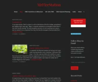 Mrfirestation.com(Financial / Lifestyle Help to Achieve "FIRE") Screenshot