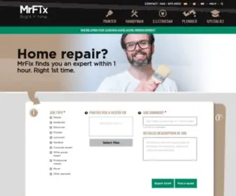Mrfix.nl(MrFix finds you an expert within 1 hour) Screenshot