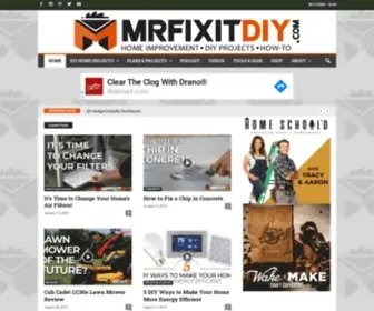 Mrfixitdiy.com(DIY Home Improvement & How) Screenshot