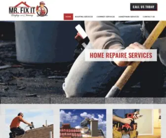 Mrfixofrochester.com(Mr Fix It Roofing and Chimney) Screenshot