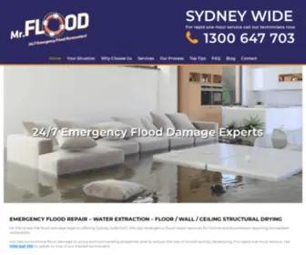 MRflood.com.au(Water Damage and Flood Repair Sydney) Screenshot