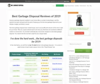 Mrgarbagedisposal.com(The Best Garbage Disposal Reviews) Screenshot