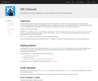 Mrgestures.com(MR.Gestures) Screenshot