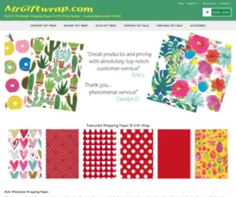 Mrgiftwrap.com(Bulk Wrapping Paper) Screenshot