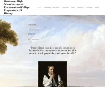 Mrginn.com(Grossmont High School Advanced Placement and College Preparatory US History) Screenshot
