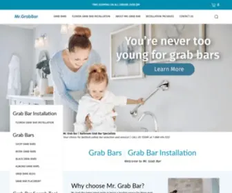 MRgrabbar.com(Grab Bars for Shower and Bath Safety) Screenshot