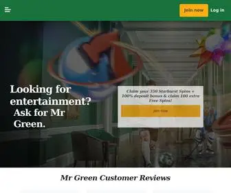 MRgreen.com Screenshot