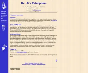 Mrgusa.com(G's Enterprises) Screenshot