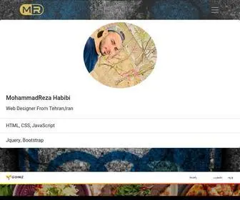 Mrhabibi.ir(MohammadReza Habibi Personal Web Site) Screenshot