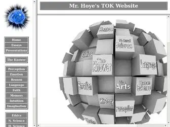 Mrhoyestokwebsite.com(Hoye's TOK Website) Screenshot