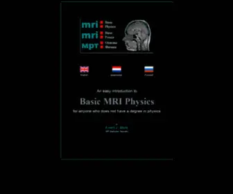 Mri-PHysics.net(InMotion Hosting) Screenshot