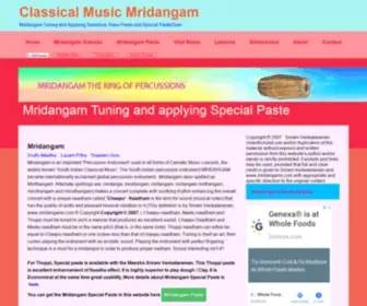 Mridangams.com(Mridangam Chaapu Pitch Paste Thoppi Tuning) Screenshot