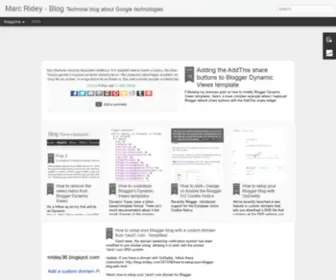 Mridey.com(Marc ridey) Screenshot