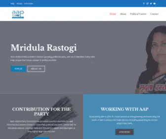 Mridulaaap.com(Mridula Rastogi) Screenshot