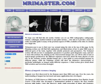 Mrimaster.com(This site) Screenshot