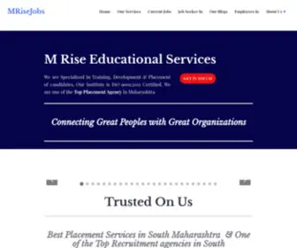 Mrise.in(M Rise Educational Services an ISO 9001) Screenshot