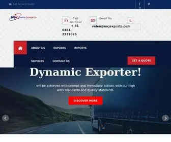 Mrjexports.com(MRJ Exports) Screenshot