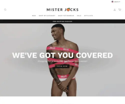 Mrjocks.com(MISTER JOCKS) Screenshot