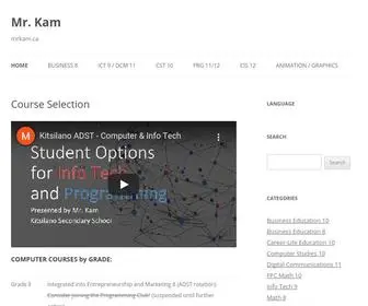 Mrkam.ca(mrkam) Screenshot