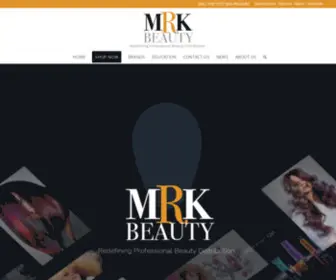 MRkbeauty.com(Redefining Professional Beauty Distribution) Screenshot