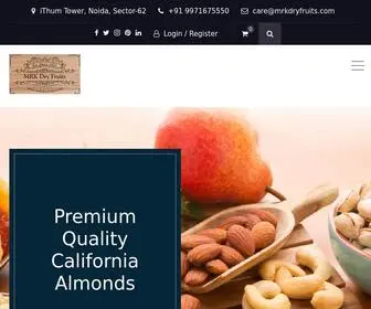 MRKDRYfruits.com(MRK Dry Fruits) Screenshot