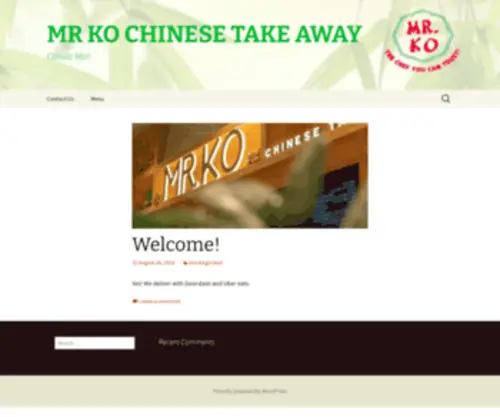 Mrkochinese.com.au(MR KO CHINESE TAKE AWAY) Screenshot