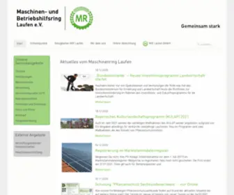 Mrlaufen.de(Maschinenring Laufen e.V) Screenshot