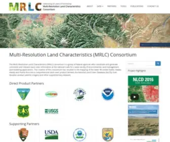 MRLC.gov(Multi-Resolution Land Characteristics (MRLC) Consortium) Screenshot