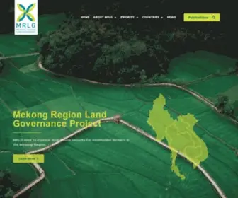 MRLG.org(Mekong Region Land Governance) Screenshot