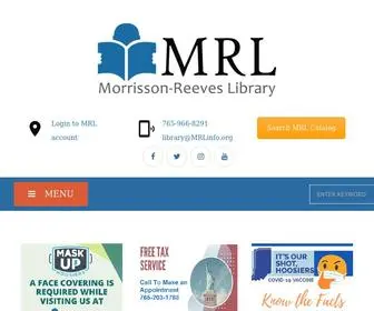 Mrlinfo.org(Morrisson-Reeves Library) Screenshot