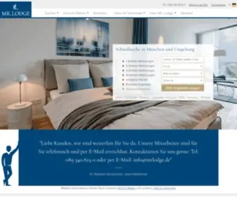 Mrlodge.de(Umfangreiches Dienstleistungsportfolio) Screenshot