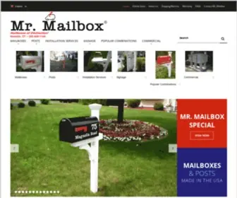 Mrmailbox.com(We specialize in high quality MAILBOXES & POSTS) Screenshot