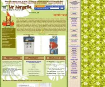 Mrmargarita.com(MACHINE RENTALS IN HOUSTON PARTY MACHINES PARTIES RENTS TABLE CHAIRS) Screenshot