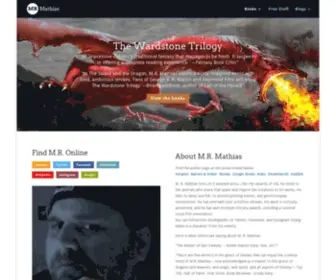 Mrmathias.com('The Wardstone Trilogy' homepage w/ #FREE 300p preview link #RT) Screenshot