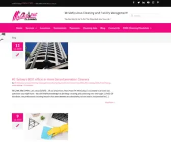 Mrmeticulous.com.au(Mr Meticulous Cleaning Services) Screenshot