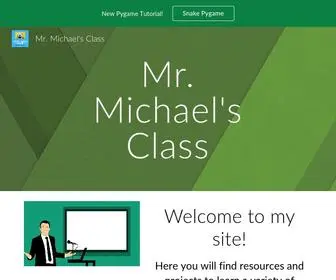 Mrmichaelsclass.com(Michael's Class) Screenshot