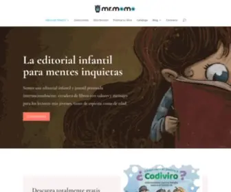 Mrmomo.es(Editorial infantil y juvenil Mr) Screenshot