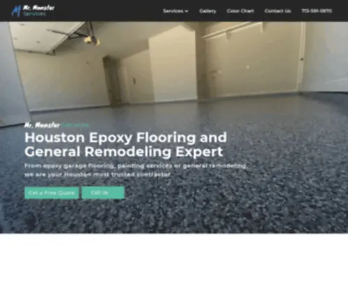 Mrmonsterservices.com(Houston Epoxy Flooring) Screenshot